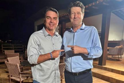 Odílio vai coordenar campanha de Flávio Bolsonaro em MT; candidato exalta Medeiros
