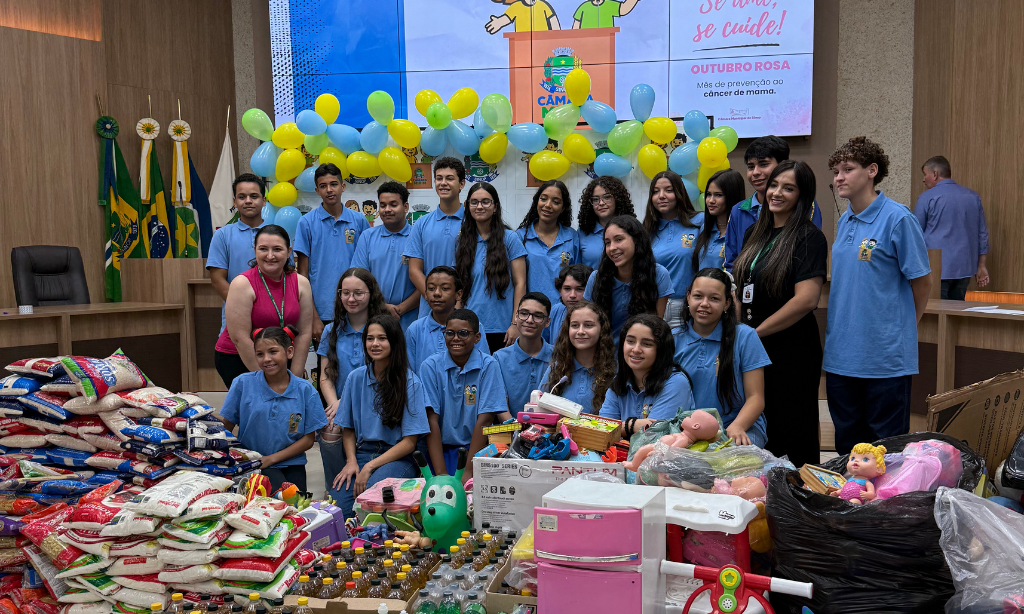 Gincana Força Mirim mobiliza escolas de Sinop para arrecadação de alimentos e brinquedos