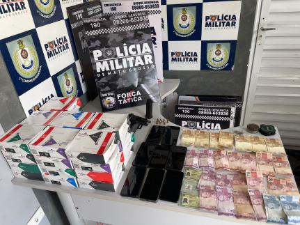 AÇÃO DA FORÇA TÁTICA:  PM prende quatro e recupera carga roubada de Mounjaro