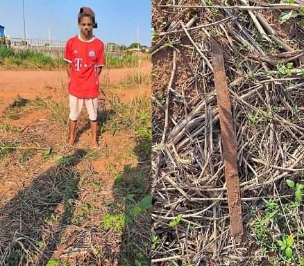 Homem é morto e jogado em área de mata; um suspeito é preso