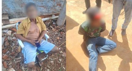 Crime sob apuração:  Pai e filho são presos acusados de matar homem com tiro na cabeça