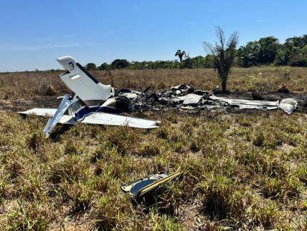 Envolvido com tráfico:  Segunda vítima de queda de avião em MT é identificada