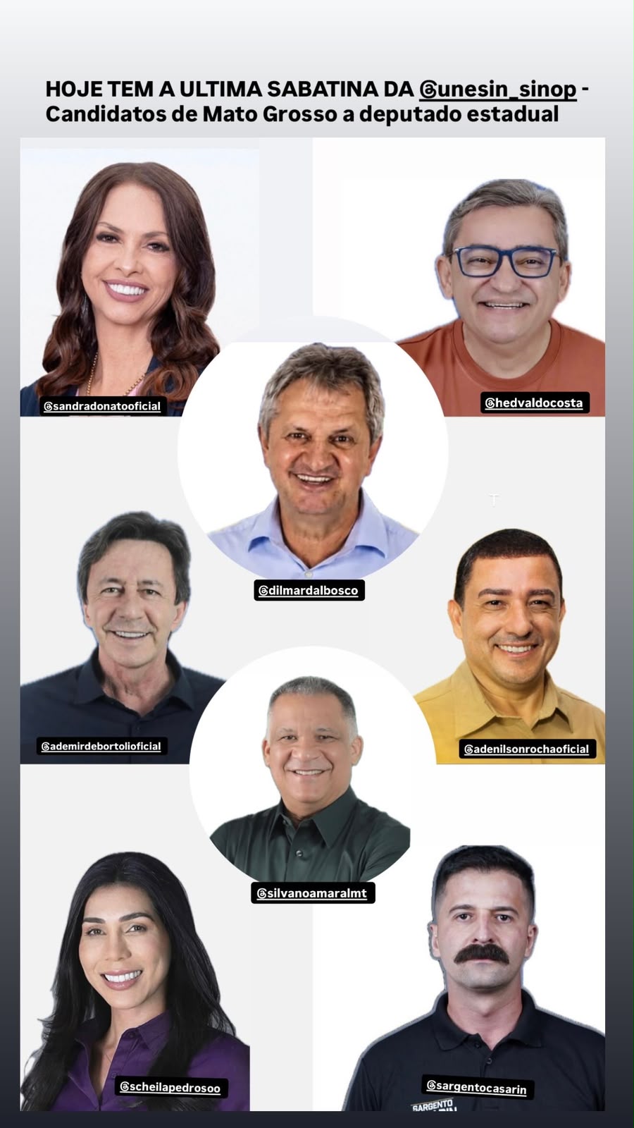 CANDIDATOS A DEPUTADO ESTADUAL PASSAM POR SABATINA NA UNESIN