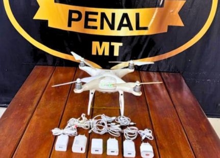 NA MADRUGADA:  Drone é abatido ao sobrevoar penitenciária com encomendas para presos