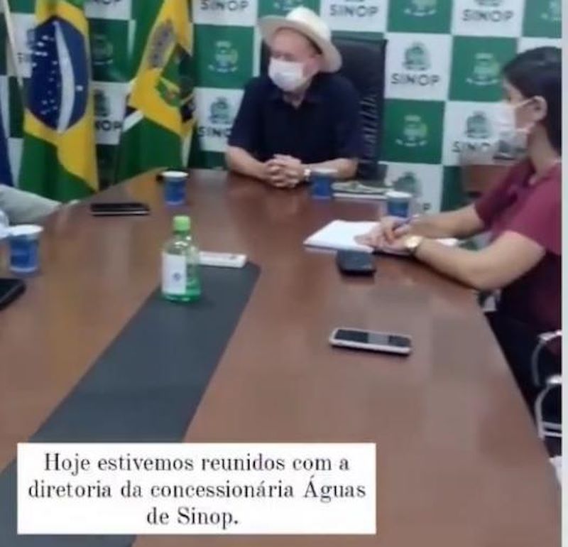 Roberto Dorner se reúne com diretoria das Águas de Sinop e faz cobranças