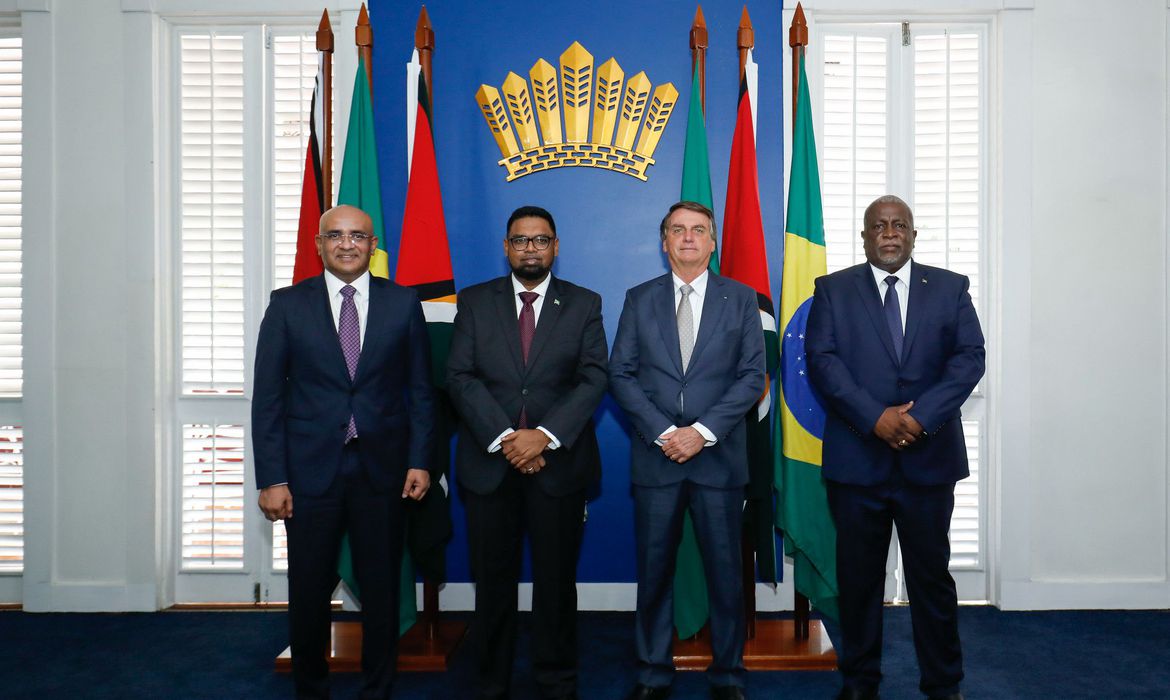 Presidentes da Guiana e do Brasil se reúnem em Georgetown