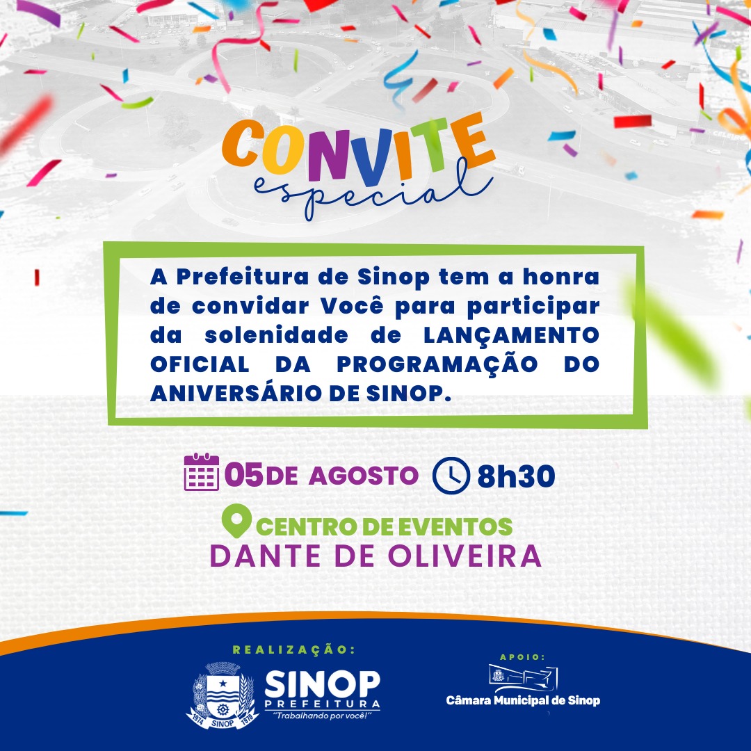 CONTAGEM REGRESSIVA: lançamento do calendário oficial de aniversário será amanhã (05)